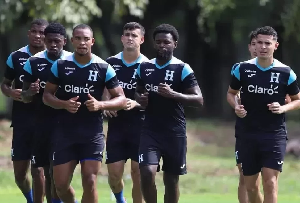 Entrenamiento de la Selección Nacional de Honduras.