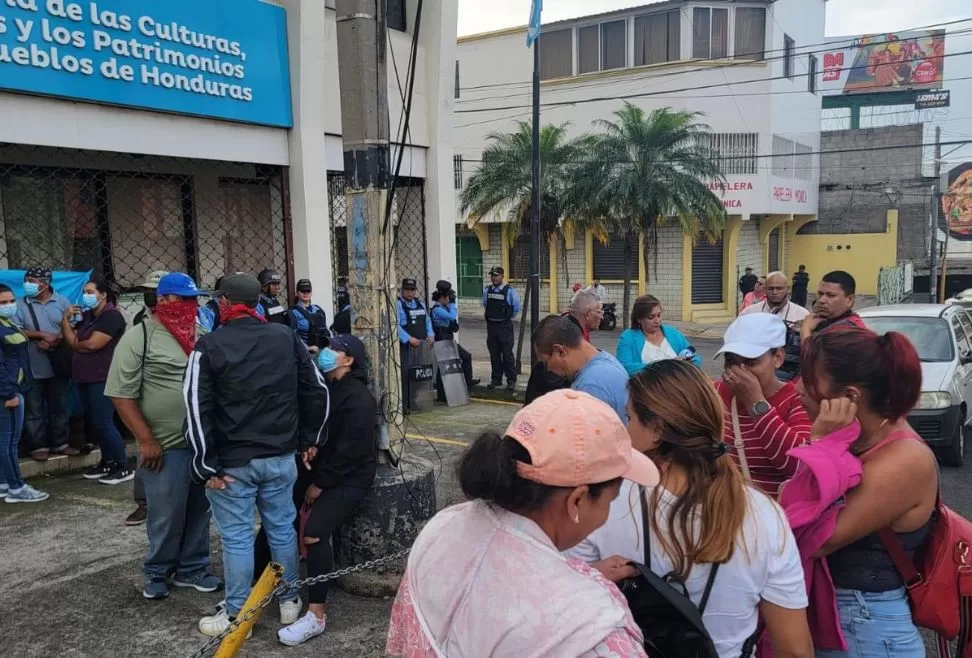 Protesta de Libre en Tegucigalpa