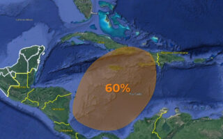 Sube a 60 % la probabilidad de formación de un ciclón tropical en el Caribe