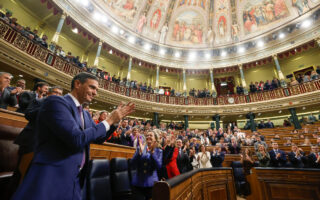 Pedro Sánchez, investido presidente del Gobierno de España por tercera ocasión