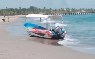 Un muerto y un desaparecido en accidente de una lancha y una canoa en el Caribe hondureño