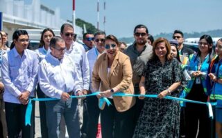 Presidenta Castro inaugura proyecto de transformación del aeropuerto Golosón de La Ceiba