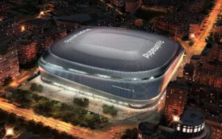 El futurístico estadio Santiago Bernabéu en Madrid inaugura sus espectáculos musicales