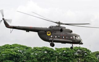 Helicóptero militar se accidenta enEcuador con ocho tripulantes