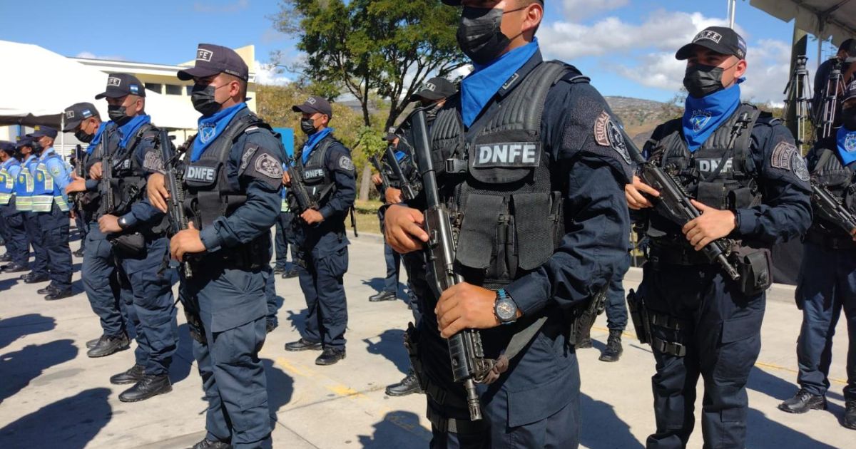 despliege policial conmemoración Golpe de Estado