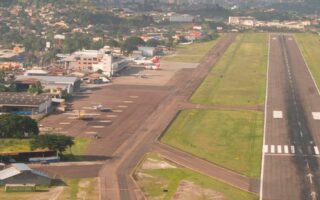 Aeropuerto Toncontín cerrado por las lluvias