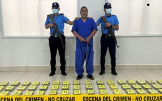 En Nicaragua capturan a camionero hondureño con 209.8 kilos de cocaína