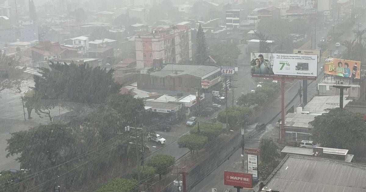 Lluvias en todo el occidente del país