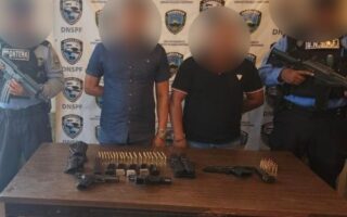 Arrestan a Guatemaltecos con armas de fuego en Ocotepeque, Honduras