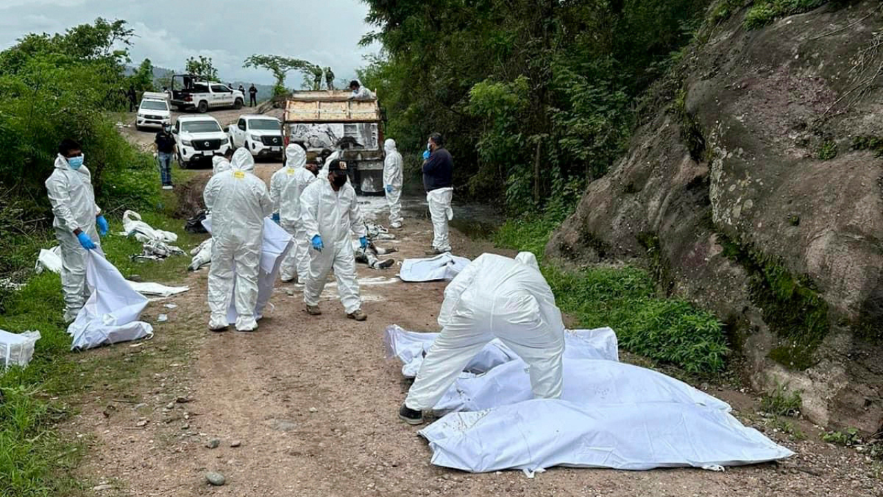 19 personas muertas en enfrentamiento entre narcotraficantes en la Conconrdia municipio en la frontera entre México y Guatemala