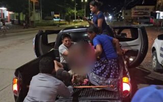 Hijo ataca a su padre a machetazos en Copán (VIDEO)