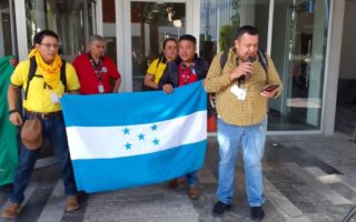 Sindicato de la ENEE protesta por pagos pendientes