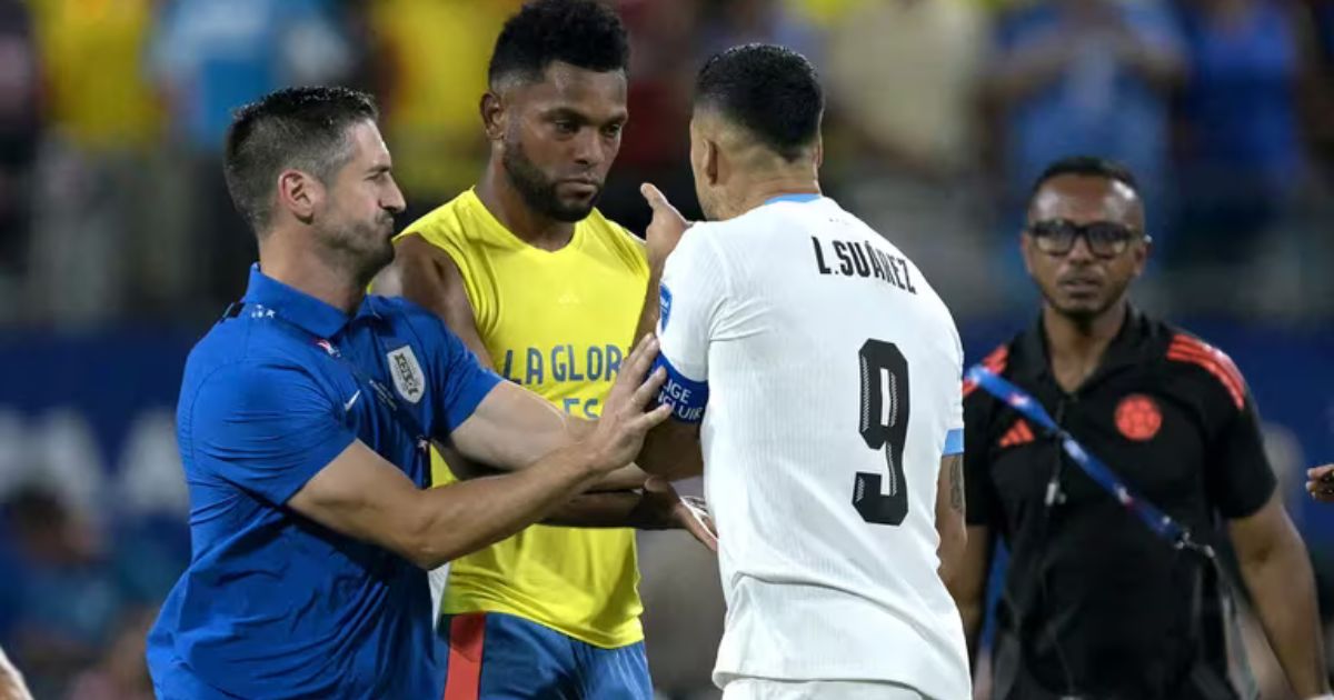 Luis Suárez vs. Miguel Borja: Polémica tras enfrentamiento en Copa América(VIDEO)