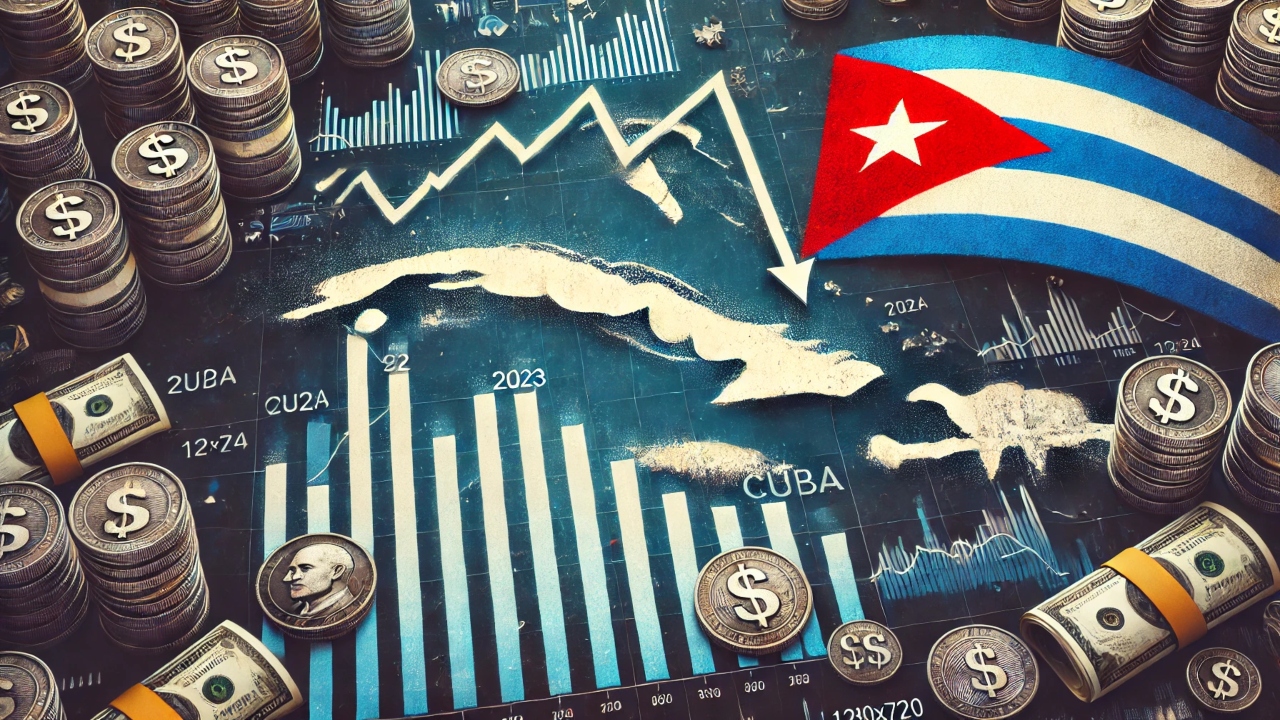 Economía de Cuba se contrae