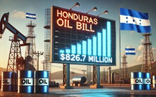 La factura petrolera de Honduras alcanzó 826,7 millones a mayo, un 0,2 % más que en 2023