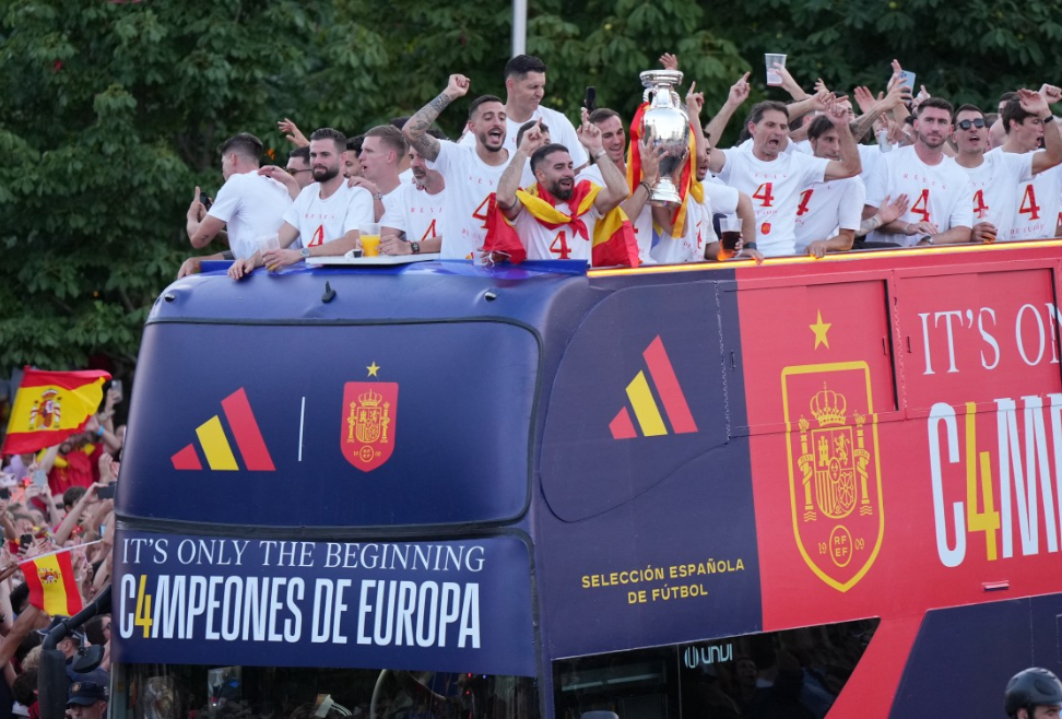 España celebró en las calles de Madrid su cuarta Eurocopa.