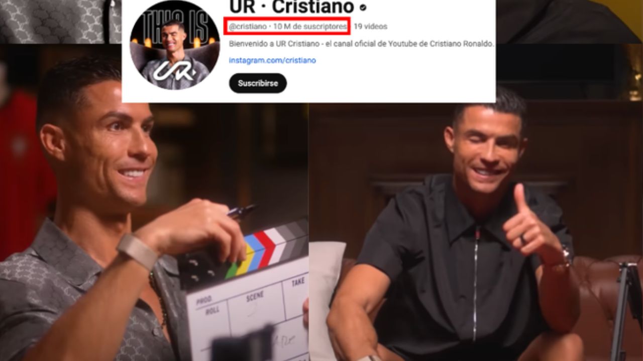 'UR Cristiano': Cristiano Ronaldo Lanza Canal de YouTube Popular.