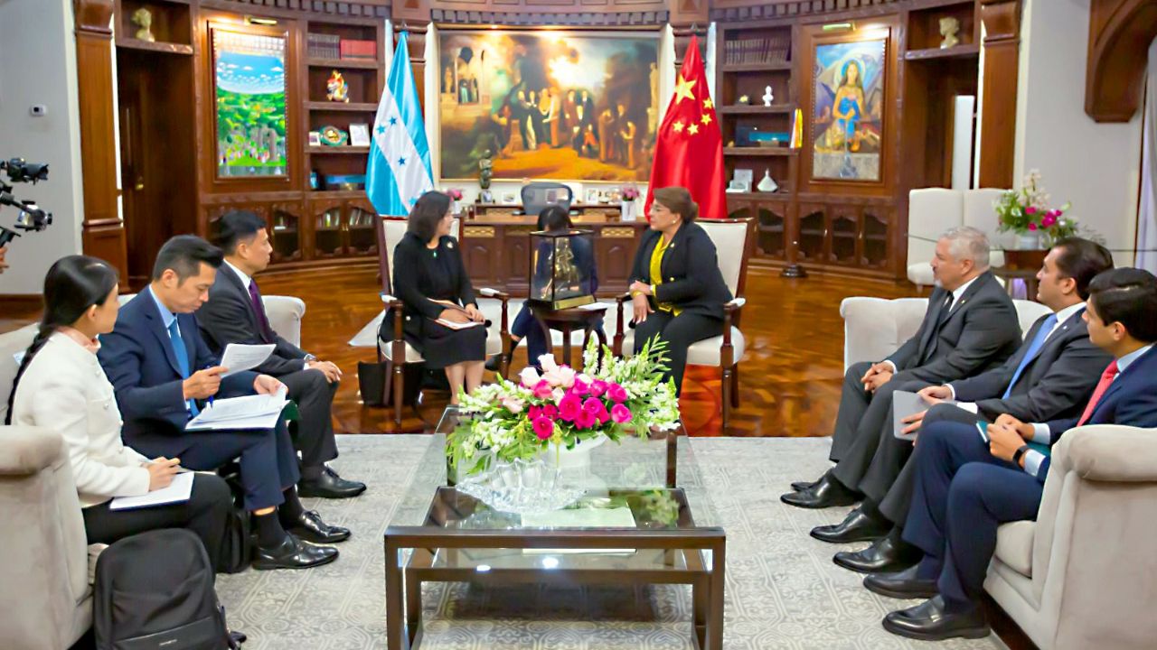 residenta Hondureña y Viceministra China Analizan Avances en Cooperación