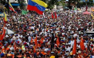 Oposición Venezolana marcha contra reelección de Maduro