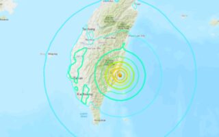 Terremoto de magnitud 6,3 sacude la costa este de Taiwán