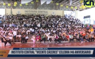 Instituto Central «Vicente Cáceres» celebra 146 aniversario