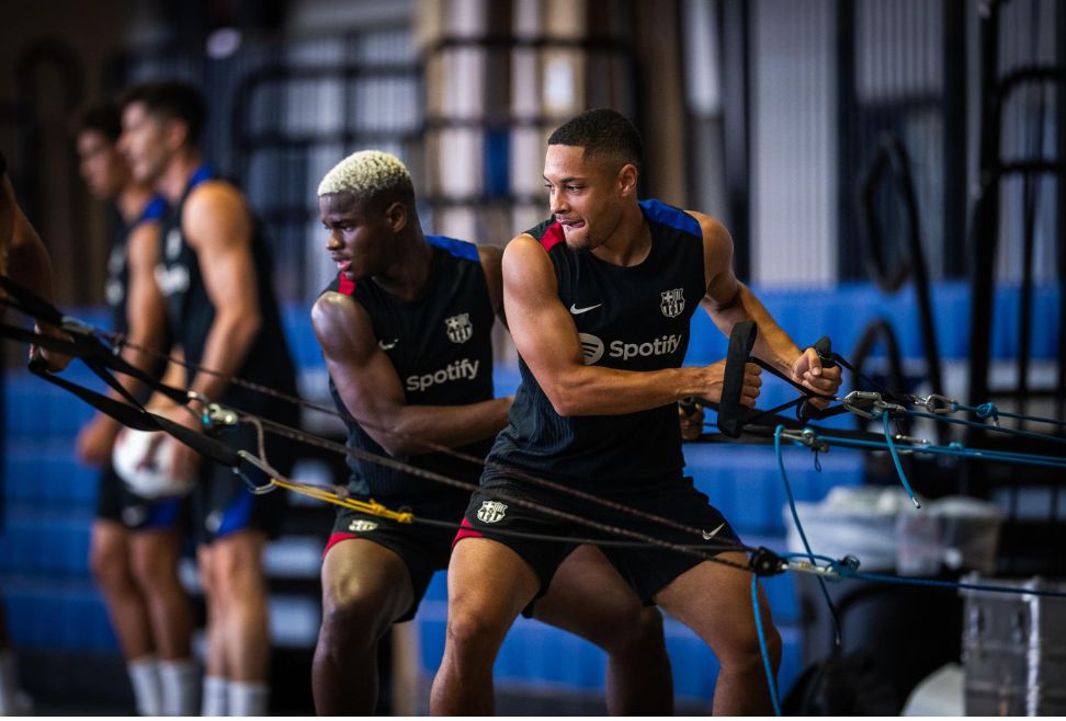 Entrenamiento del Barcelona