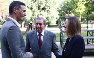 Presidente  del gobierno español se reune con Edmundo Sánchez (video)