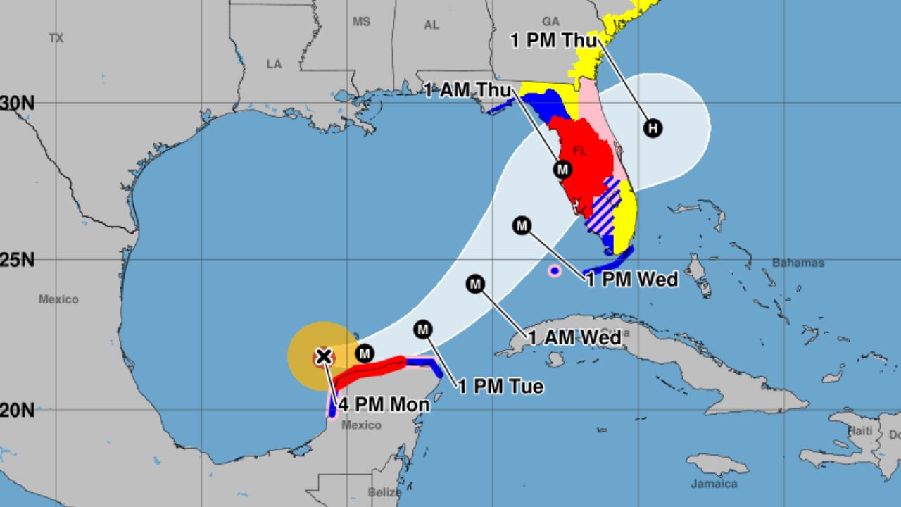 Biden advierte a Florida sobre el Huracán Milton