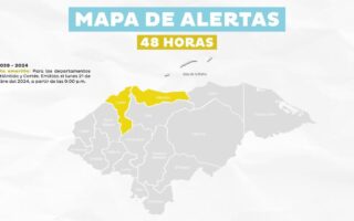 Lluvias ligeras y Alerta Amarilla en Atlántida y Cortés