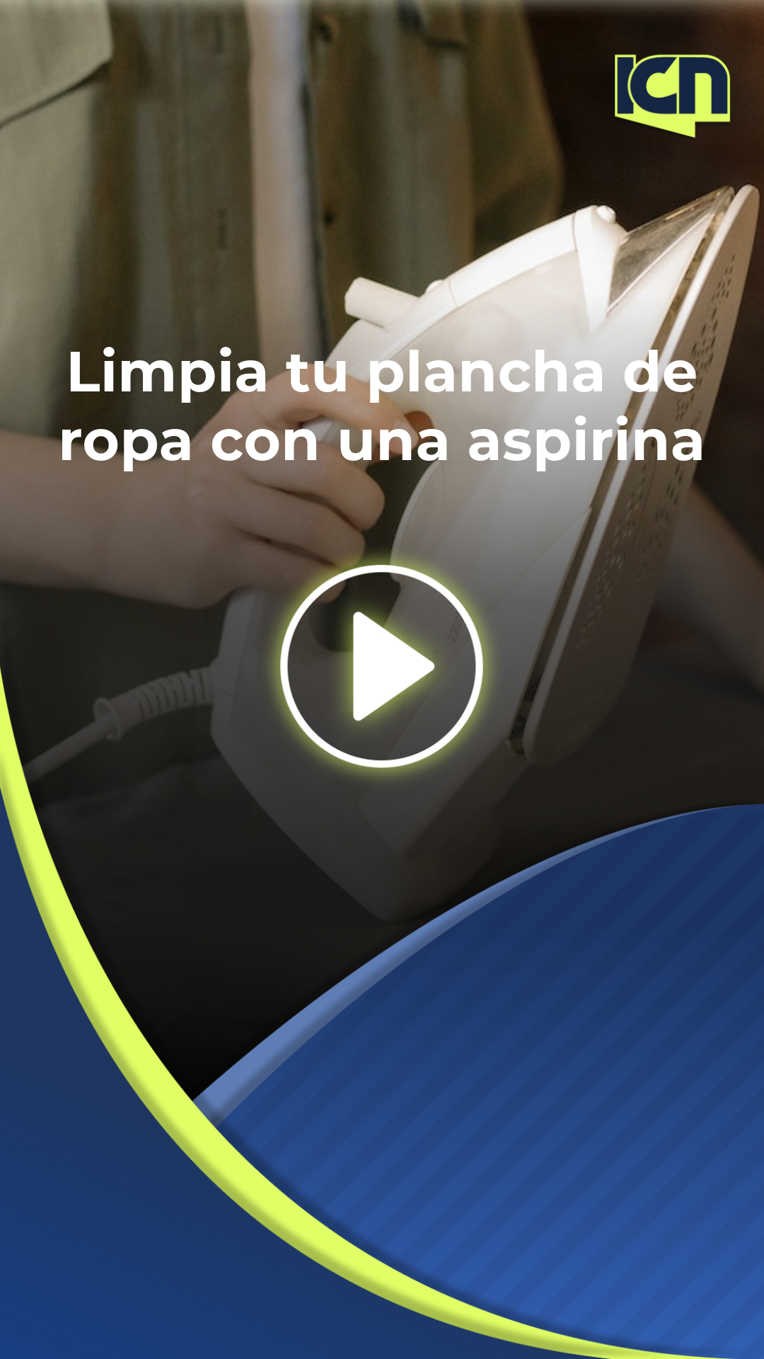 Limpia tu plancha de ropa con una aspirina