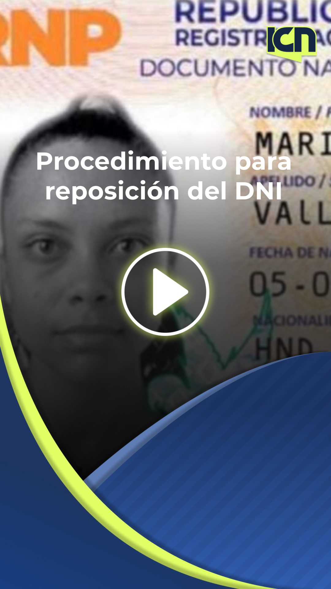 Procedimiento para solicitar la reposición del DNI en caso de extravío