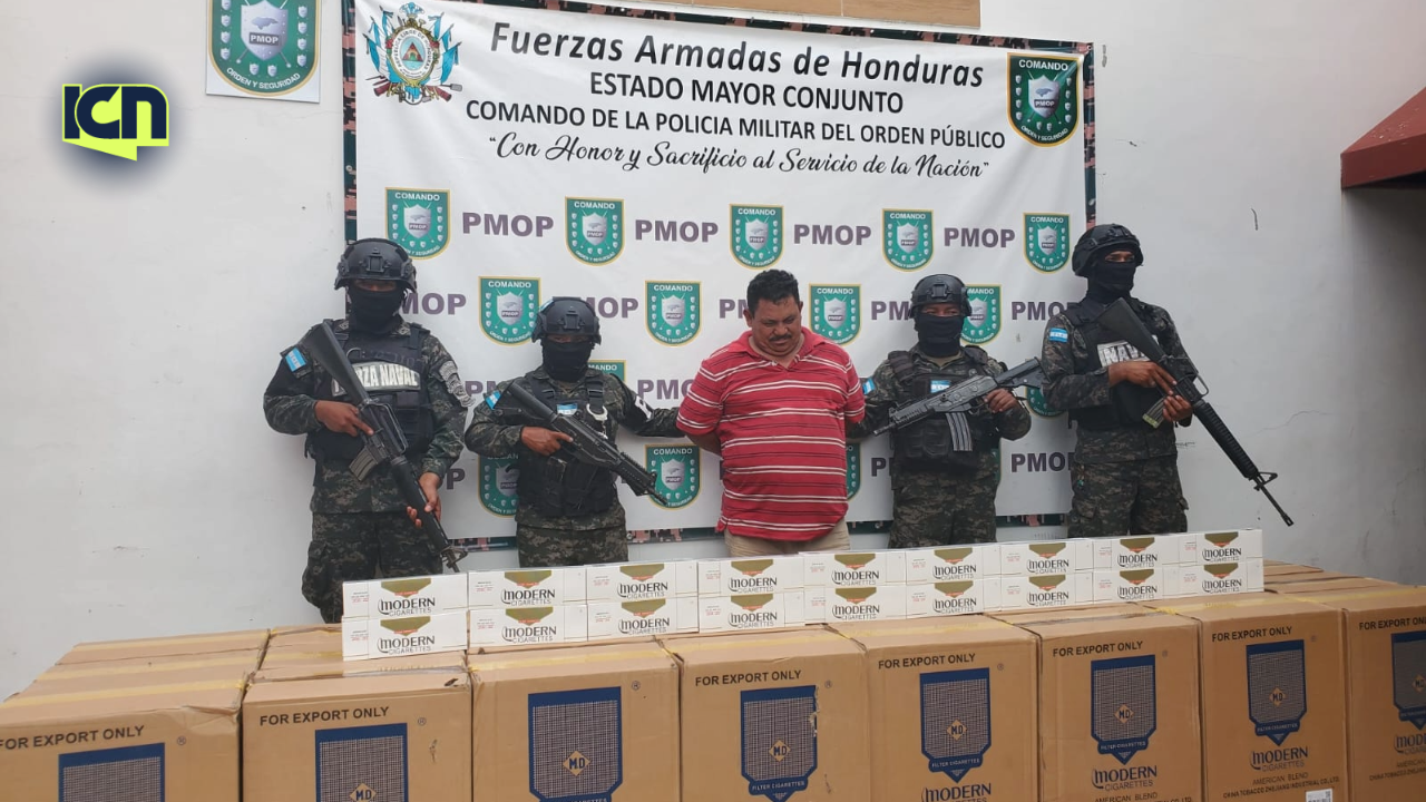 PMOP Captura a hombre presuntamente vinculado al contrabando de mercadería