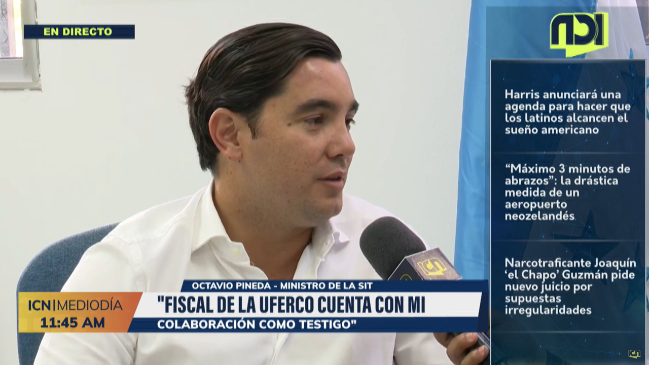 Octavio Pineda confirma aspiración presidencial en medio de mención en caso de corrupción