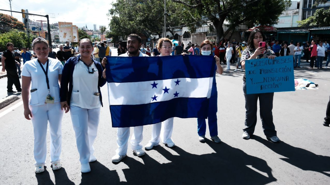 Protesta de enfermeras