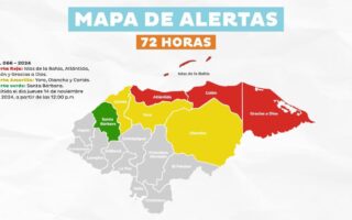 Alerta roja: Tormenta Sara amenaza Caribe hondureño con lluvias intensas