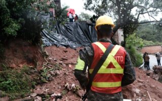 Deslizamientos en Tegucigalpa provocan alerta verde Sara