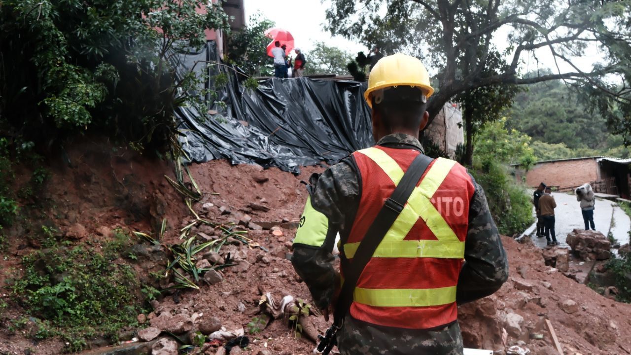 Deslizamientos en Tegucigalpa provocan alerta verde Sara