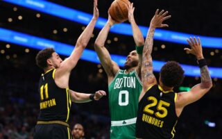 Los Warriors le pasan por encima a los Celtics Boston