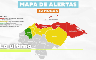 Alerta Roja en cuatro departamentos de  Honduras por lluvias intensas