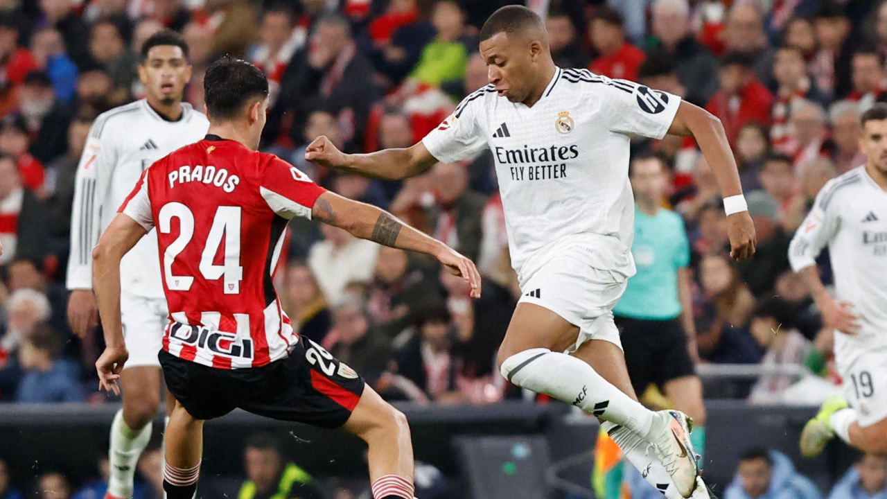 Mbappé se prueba en un entrenamiento sin Bellingham